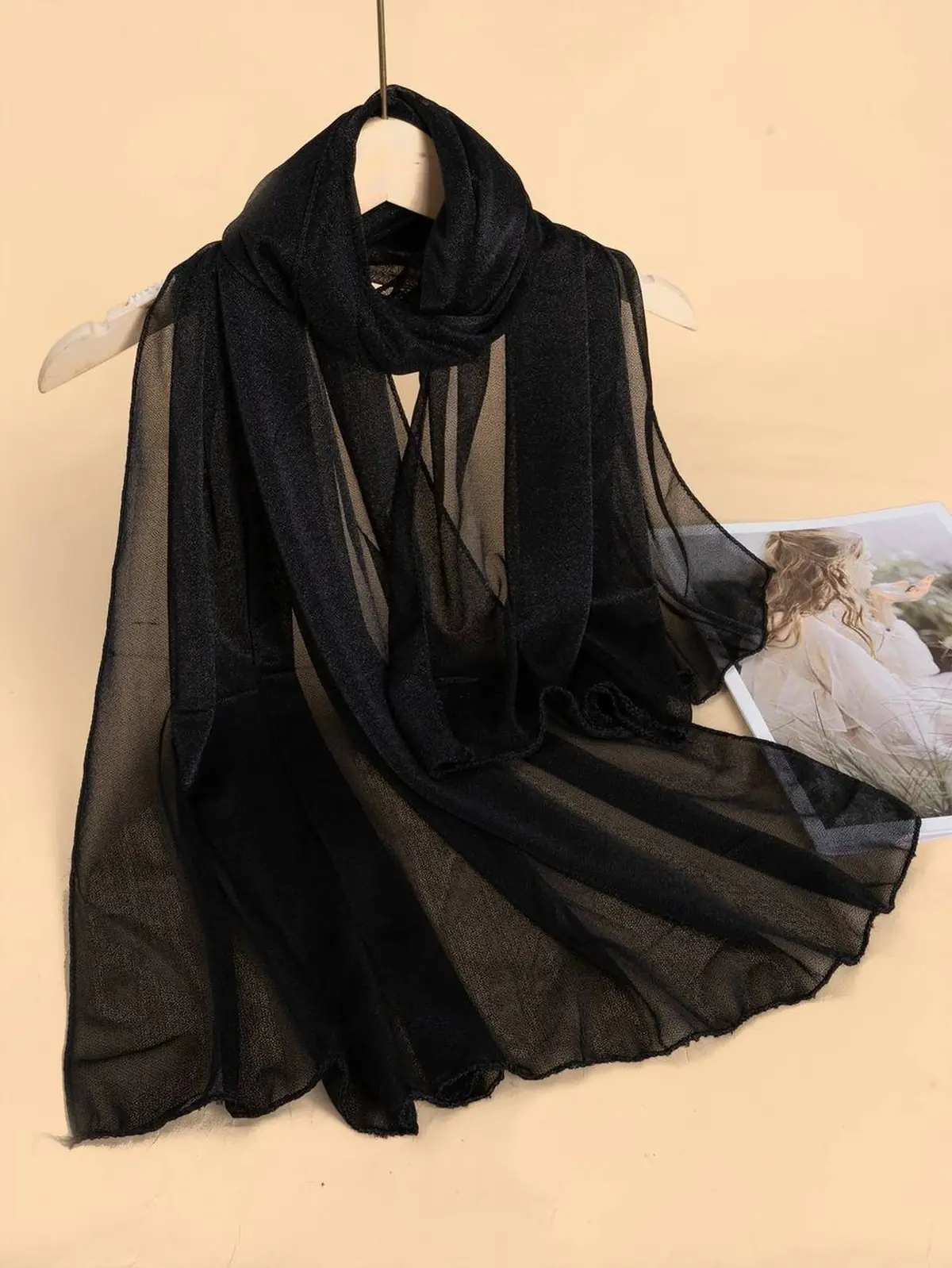 شال مشکی محرمی شیگ