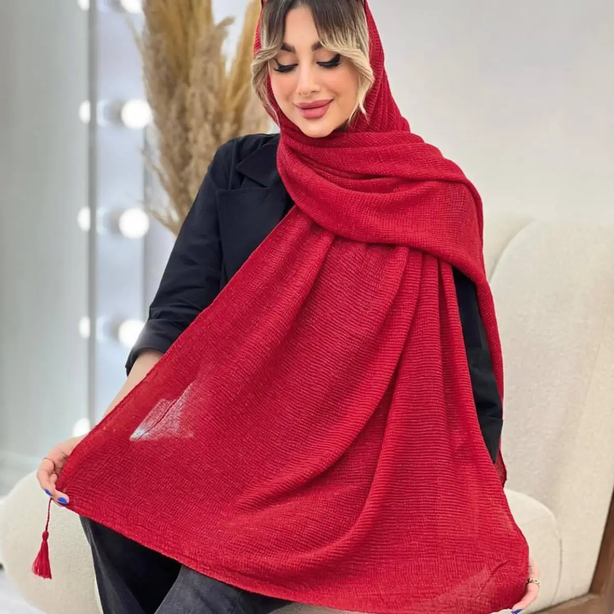شال مجلسی رنگی 