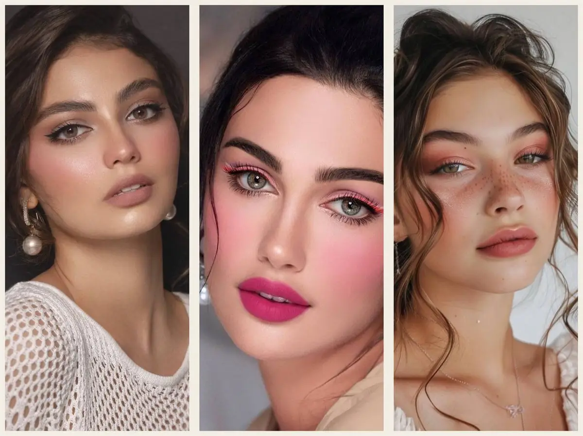 میکاپ دخترانه برای عروسی 