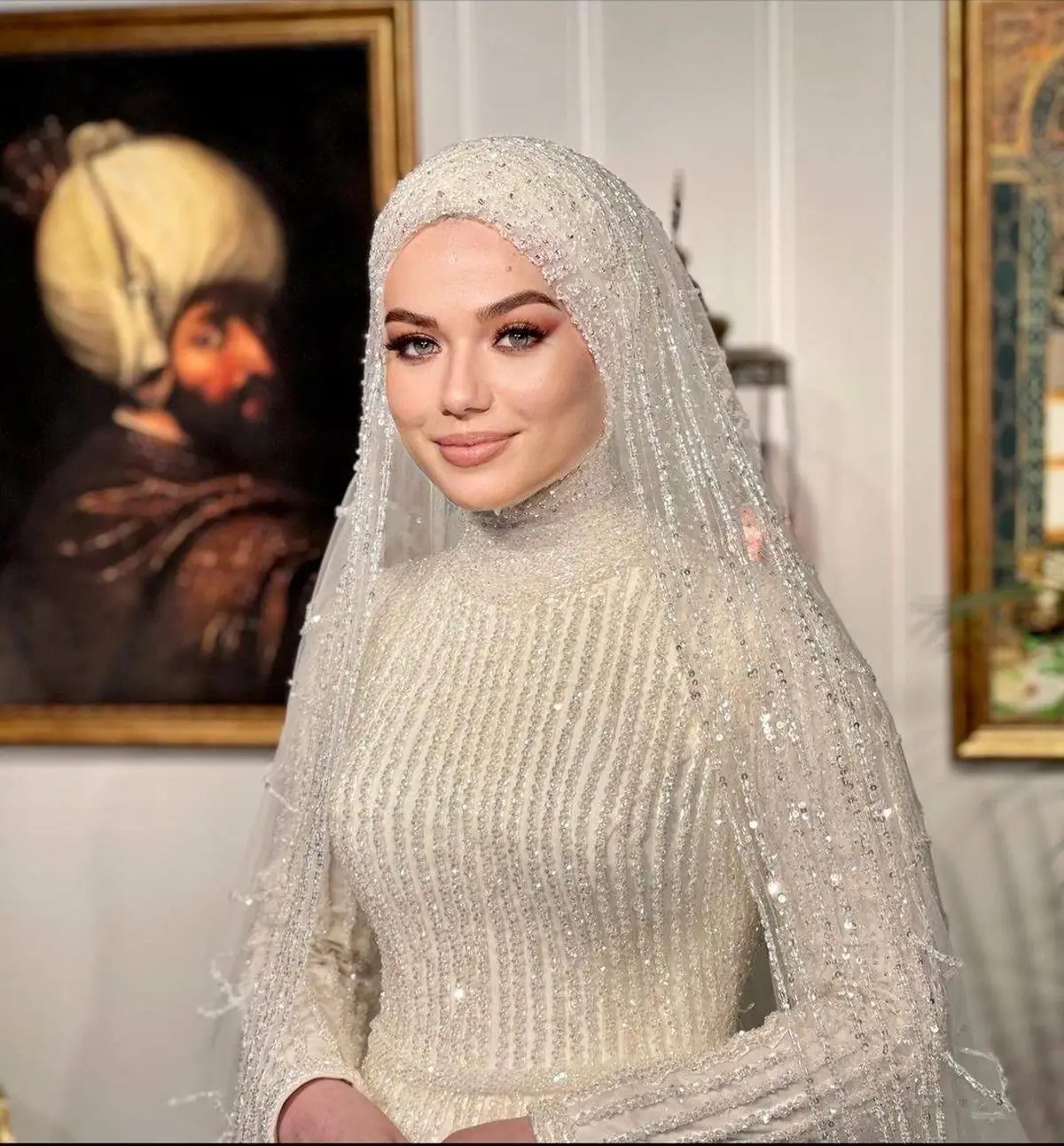 مدل موی عروس با حجاب 