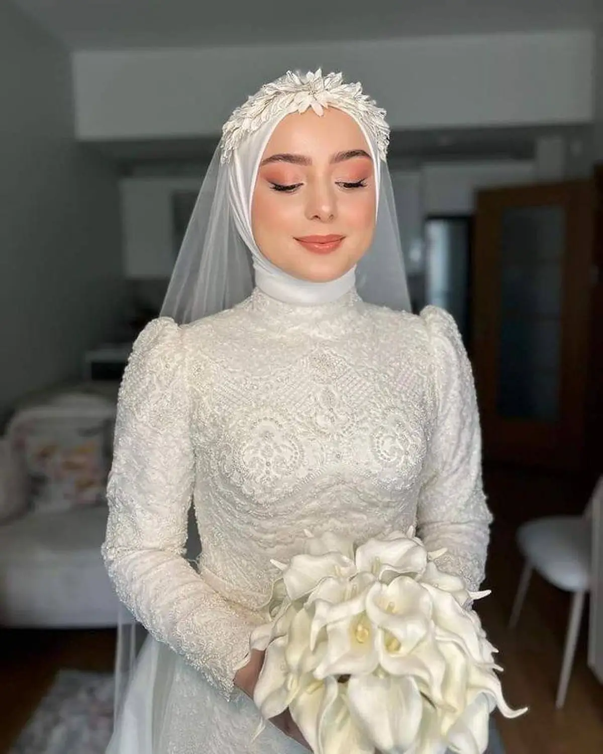 مدل حجاب عروسی 