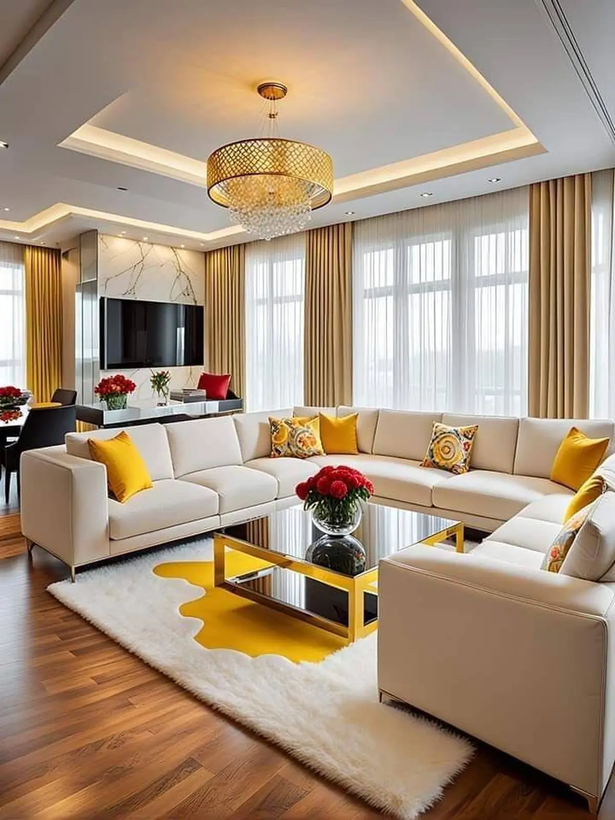 چیدمان لاکچری منزل