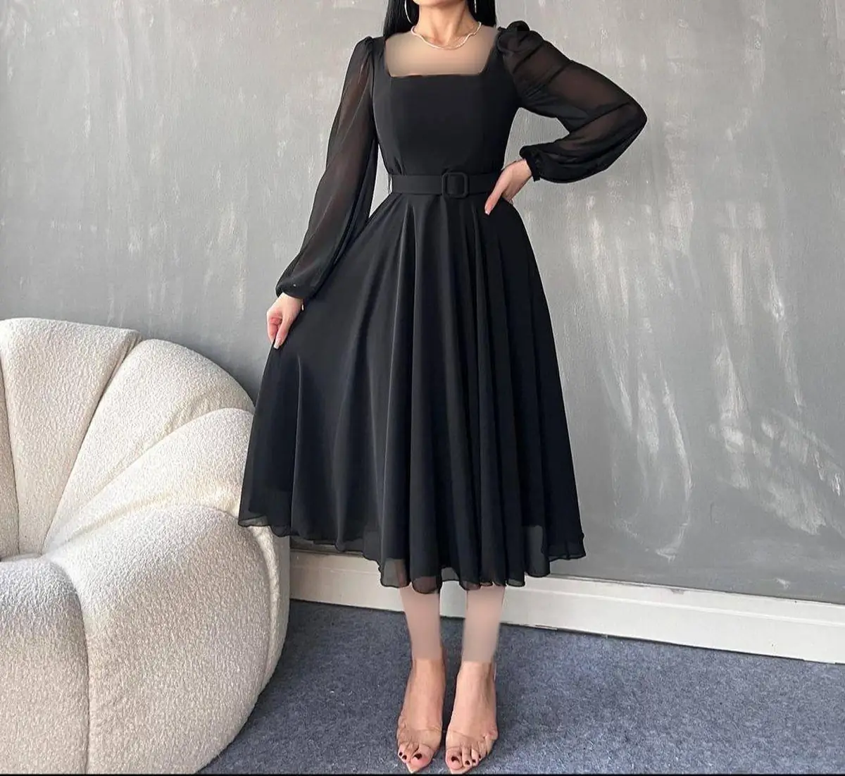 مدل لباس مجلسی کوتاه ساده 