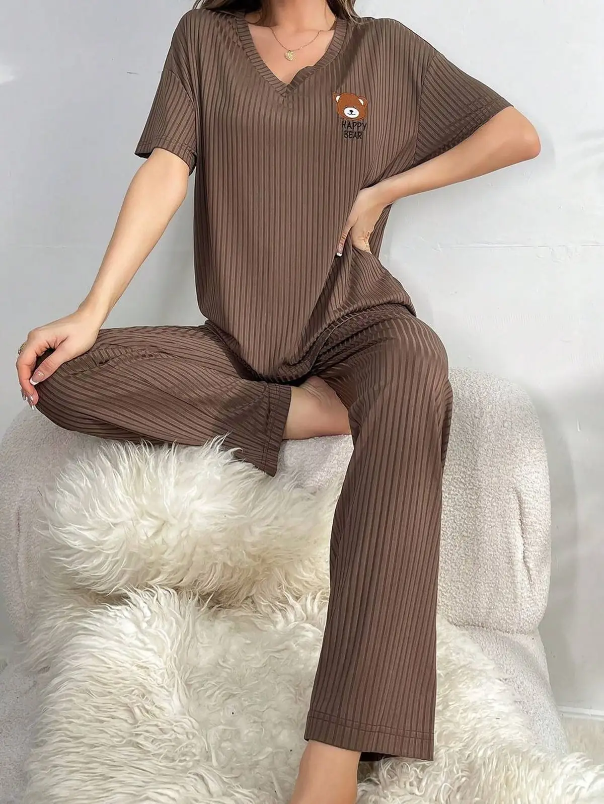 لباس خواب زنانه نخی 