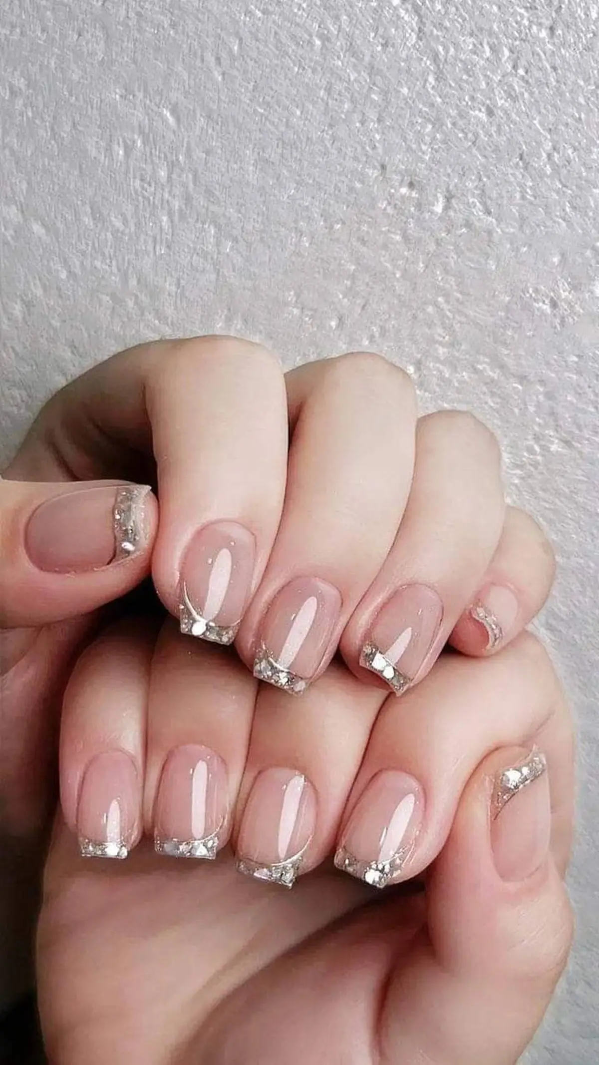 کاشت ناخن شاین طلایی 