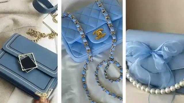 کیف زنانه آبی آسمانی که باید حتماً یکی تو کمدت داشته باشی + تصاویر