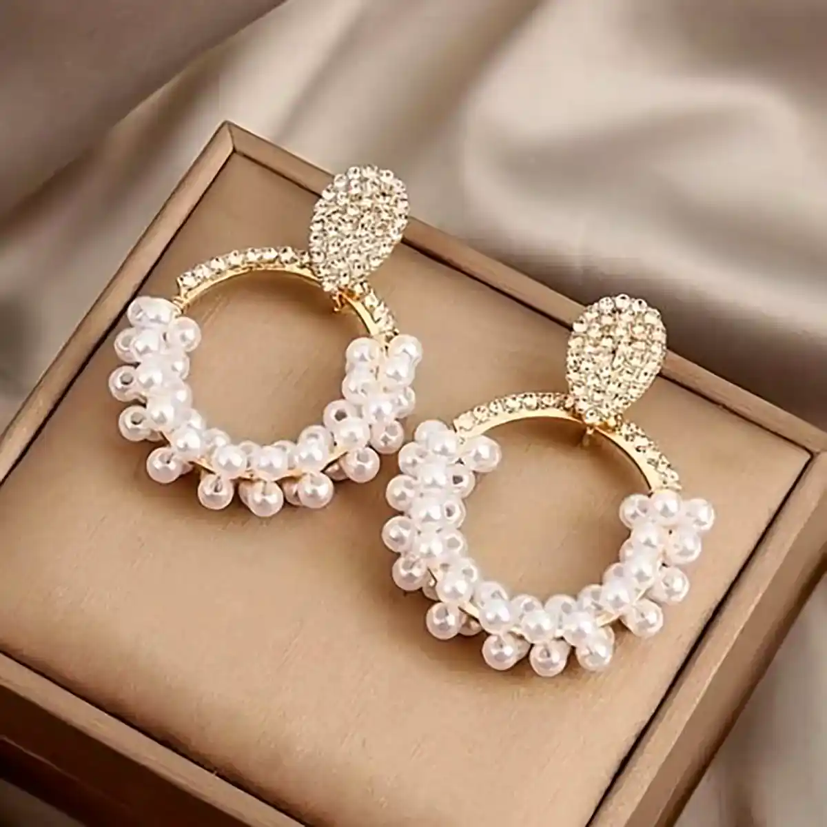 گوشواره مروارید ساده 