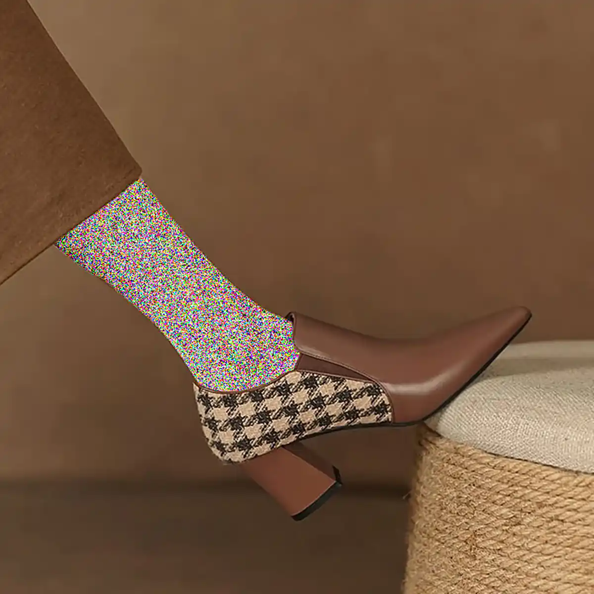 کفش مجلسی زنانه پاشنه کوتاه 