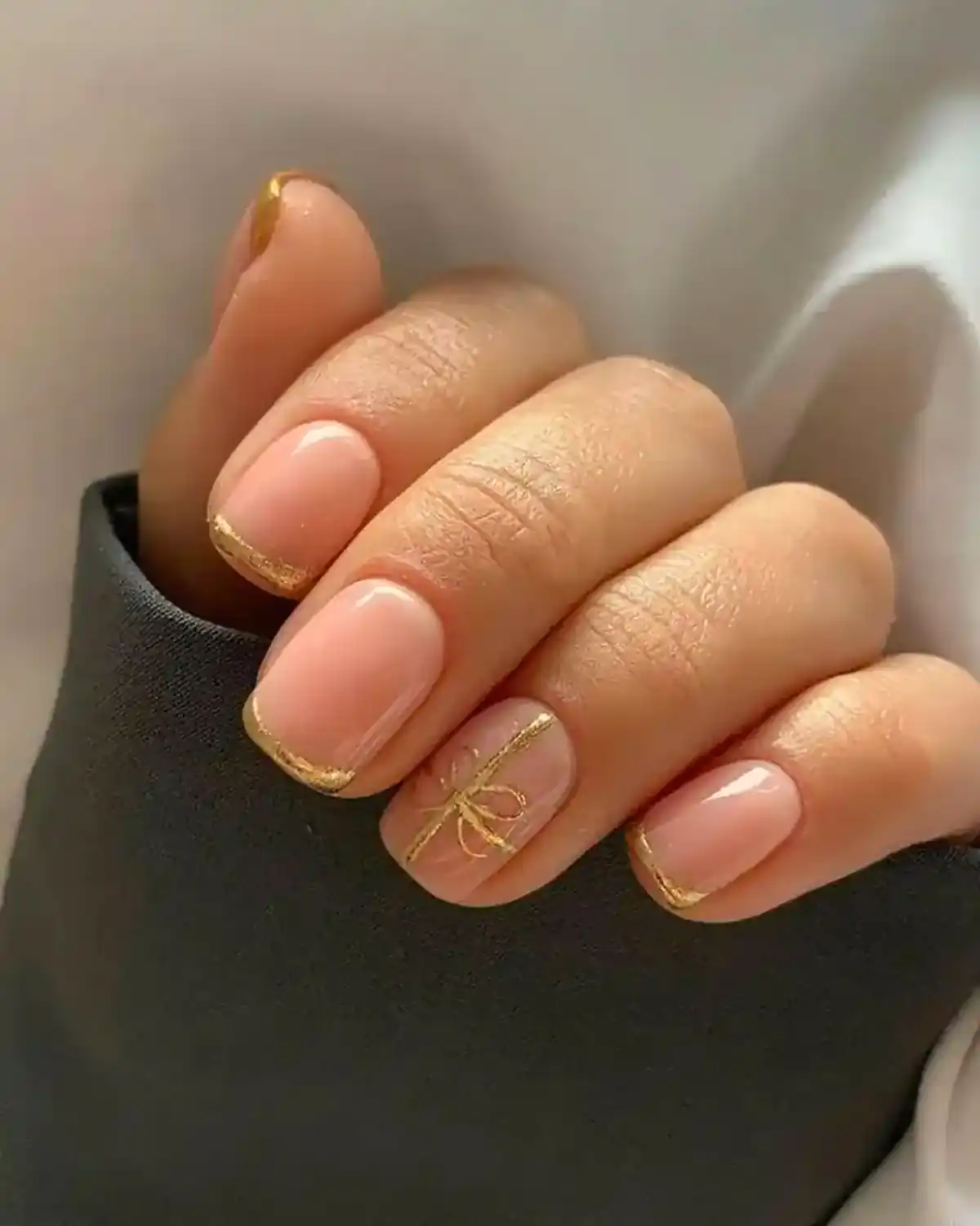 ناخن فرنچ ساده