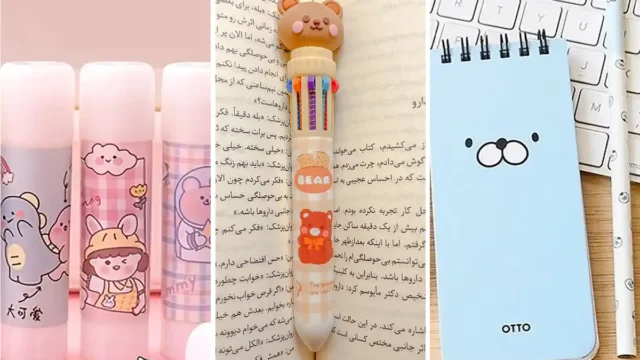 لوازم تحریر با مزه و شیک | 15 مدل لوازم تحریر فانتزی دخترونه کیوت + تصاویر جذاب