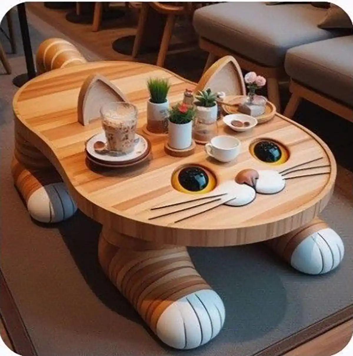 میز عسلی چوبی کلاسیک
