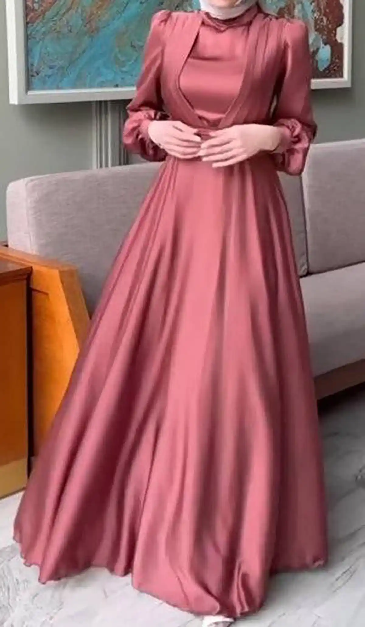 مدل لباس بلند ساده و شیک