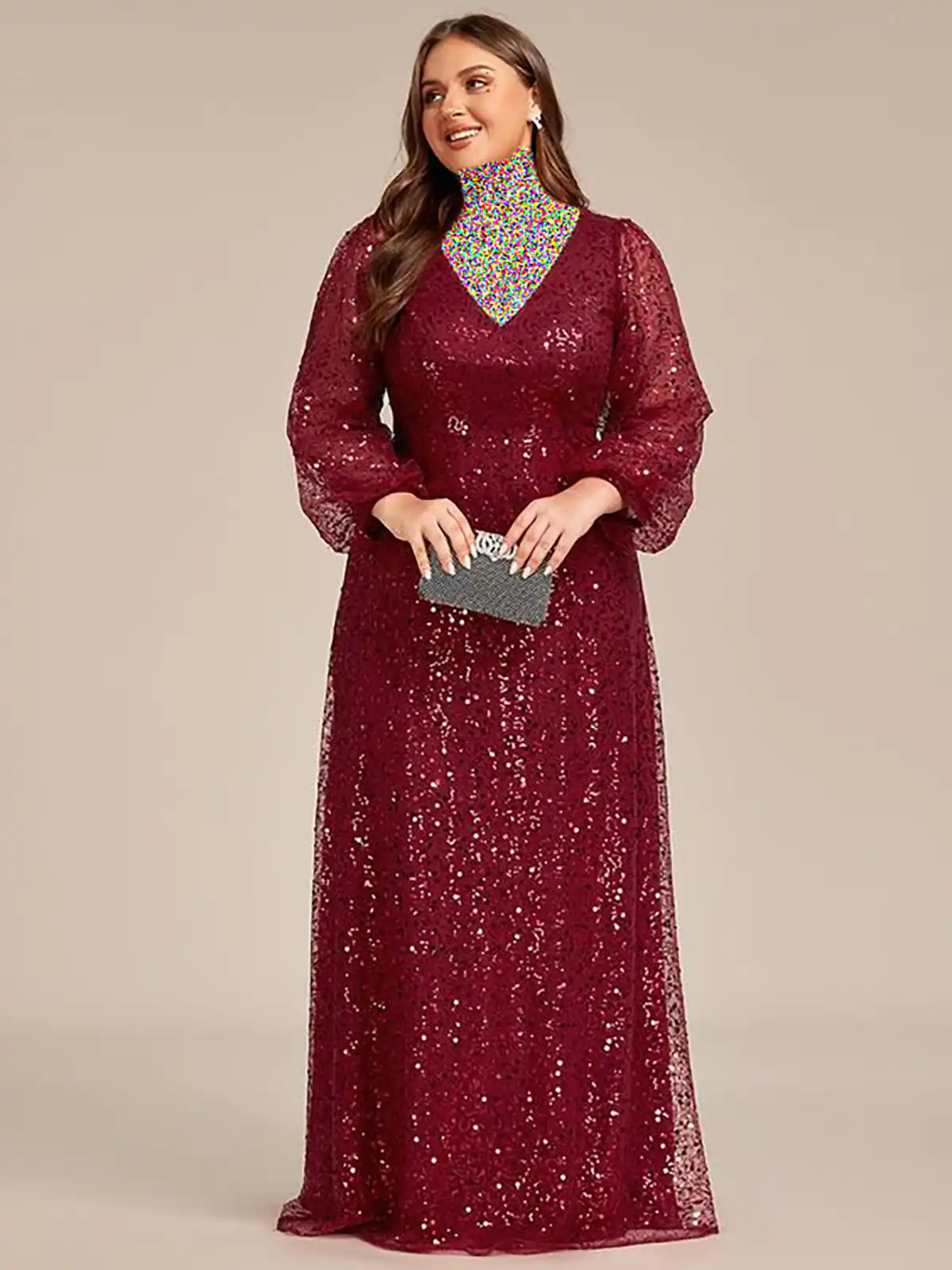لباس مجلسی پولکی اینستا