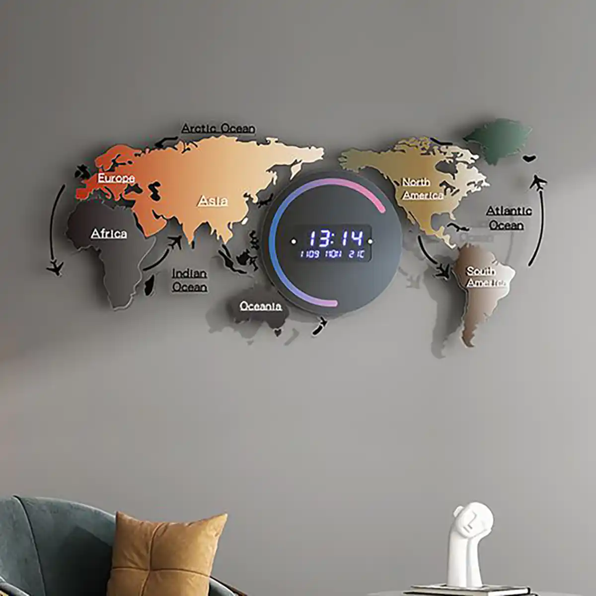 قیمت ساعت دیواری چوبی