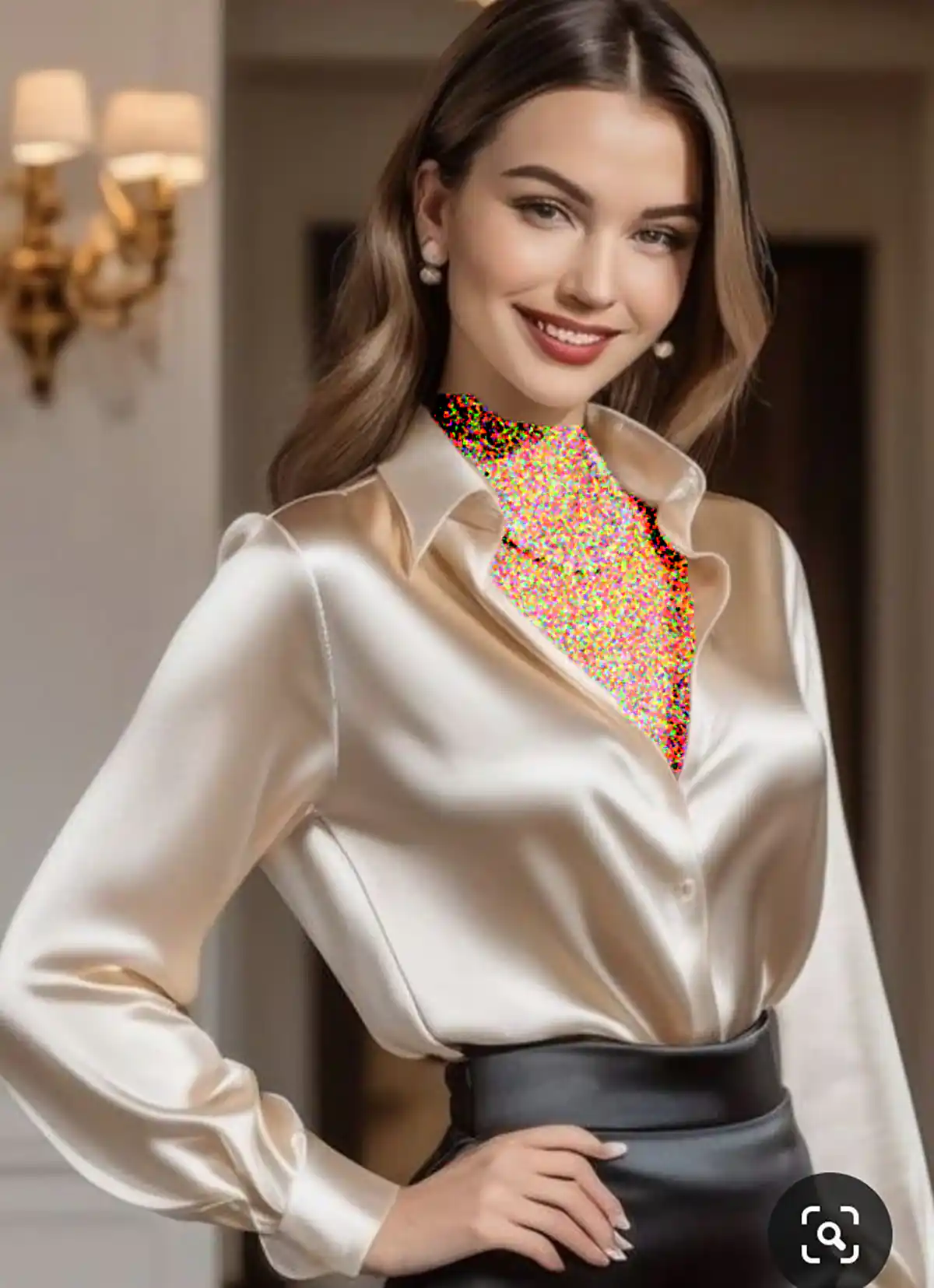شومیز ساتن ترند