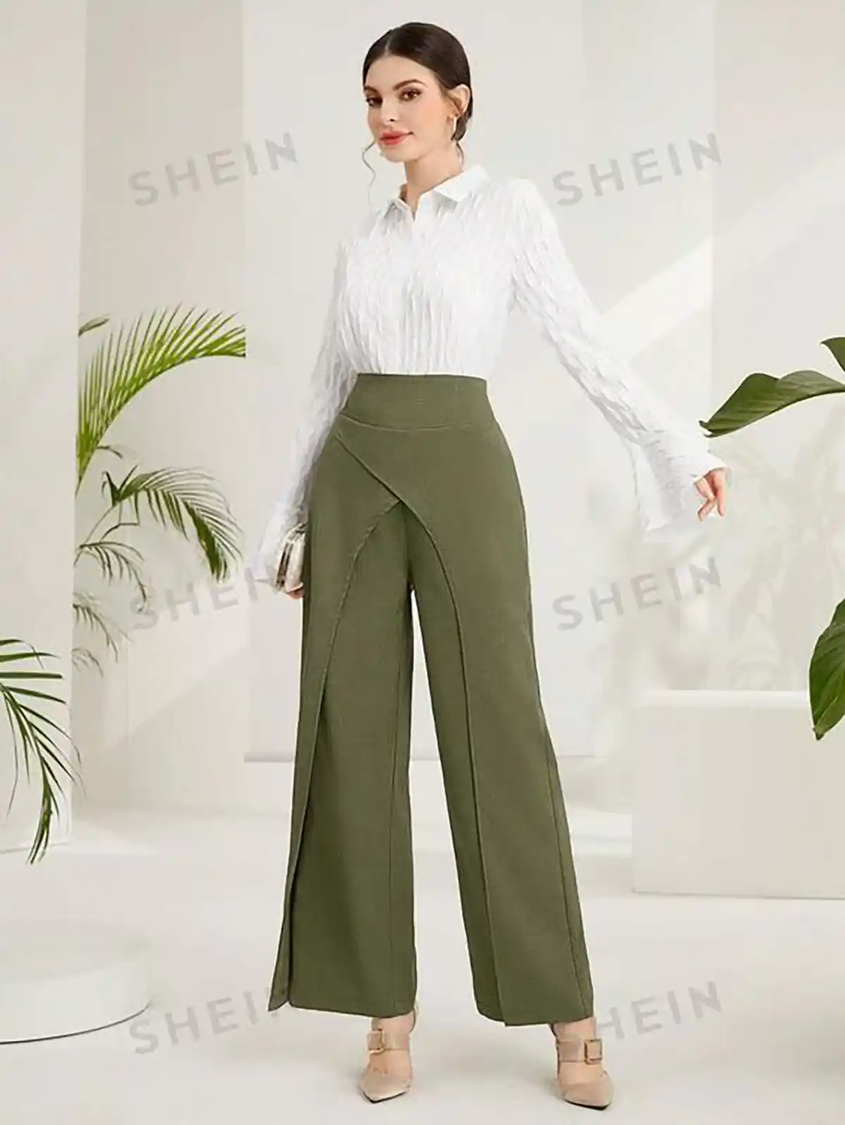 مدل شلوار پارچه ای زنانه راسته