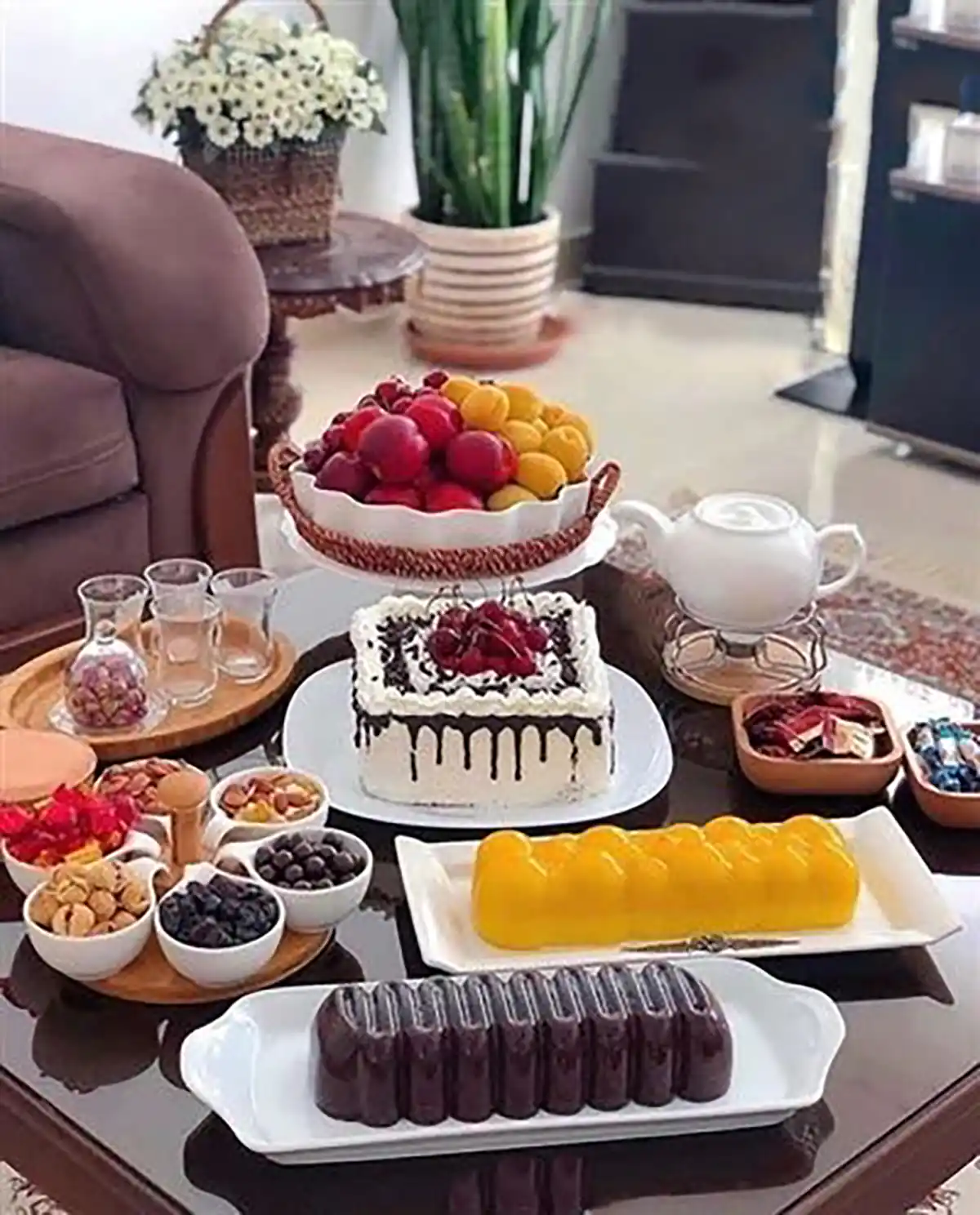 میز عصرانه لاکچری