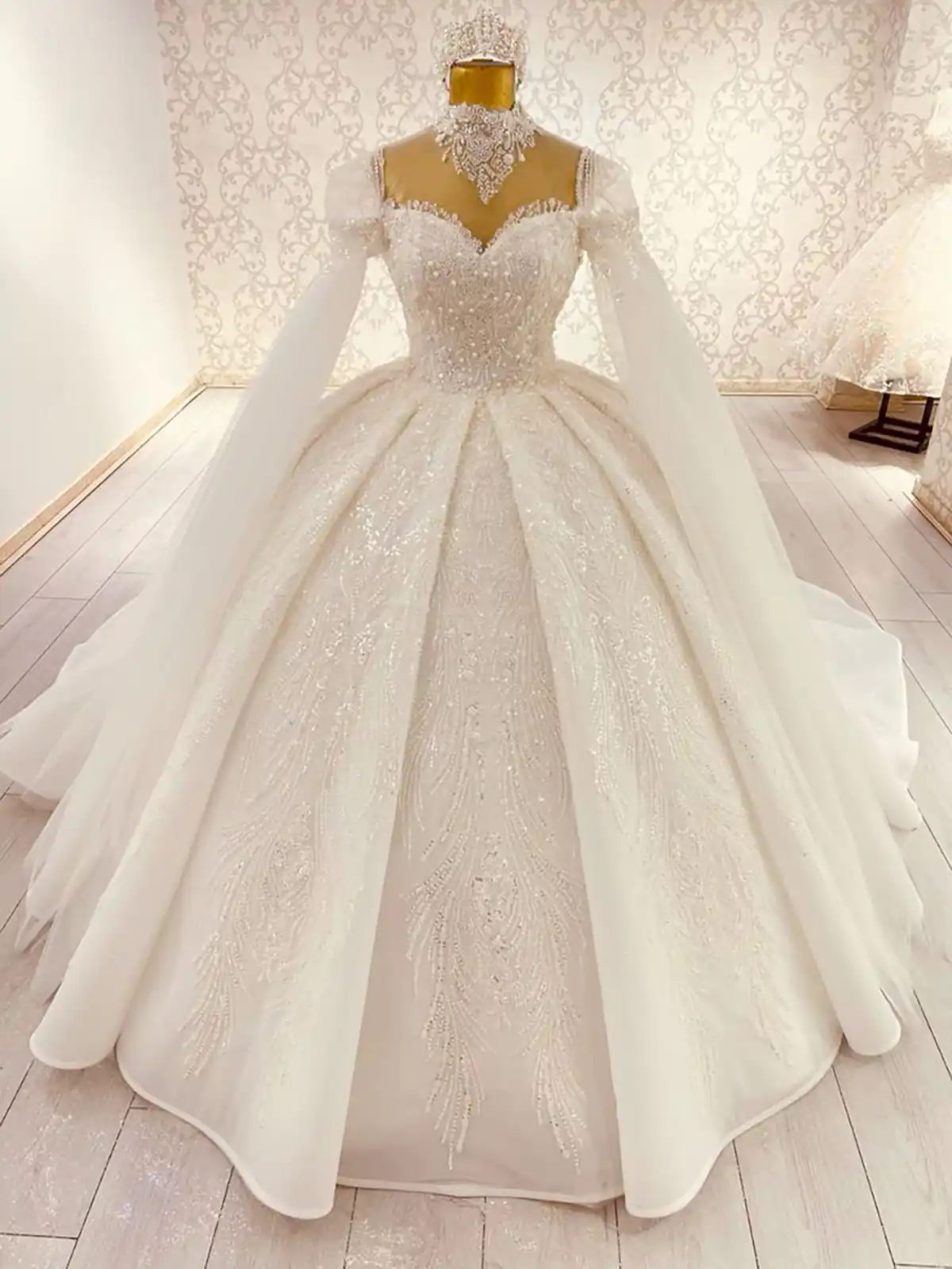 لباس عروس اروپایی ساده