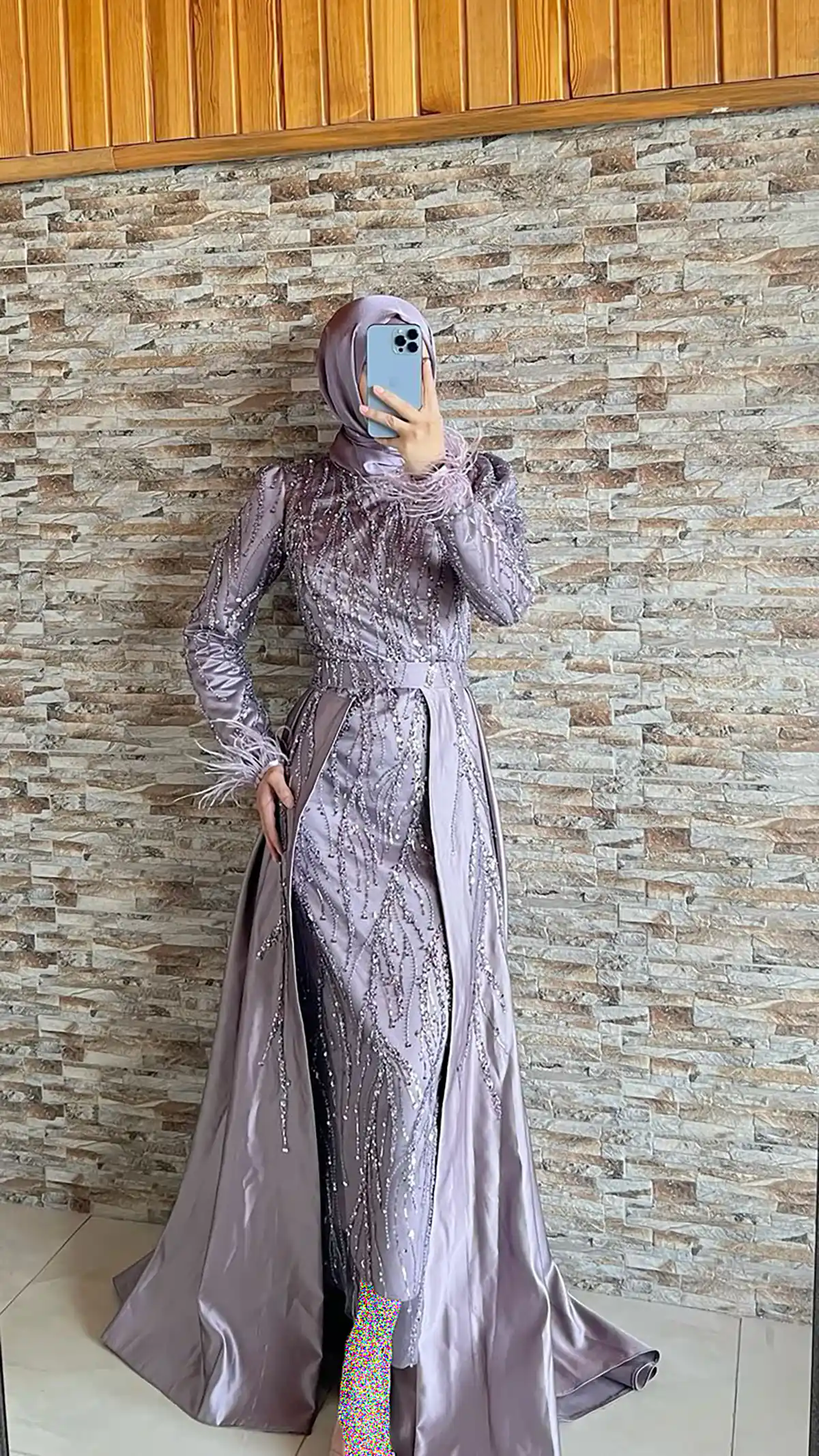 لباس مجلسی پوشیده برای عروسی