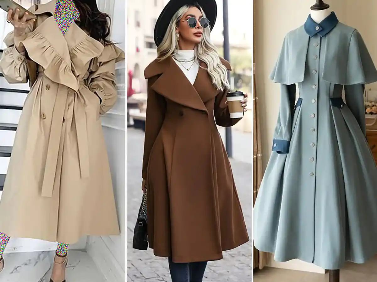 پالتو بچه گانه دخترانه پشمی