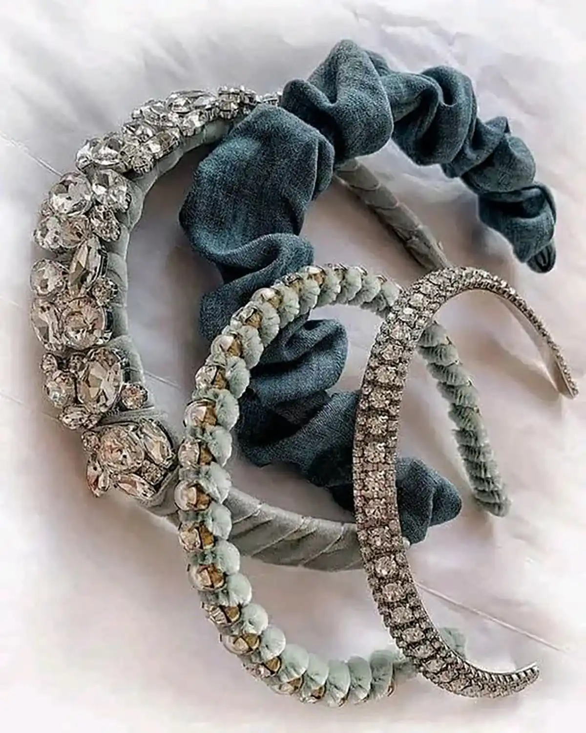 مدل تل مو جدید پارچه ای