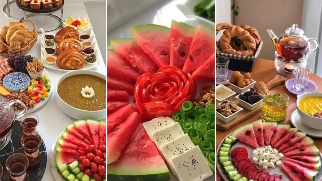 ایده‌هایی ساده و شیک برای چیدمان میز عصرانه در دورهمی و مهمانی‌ها