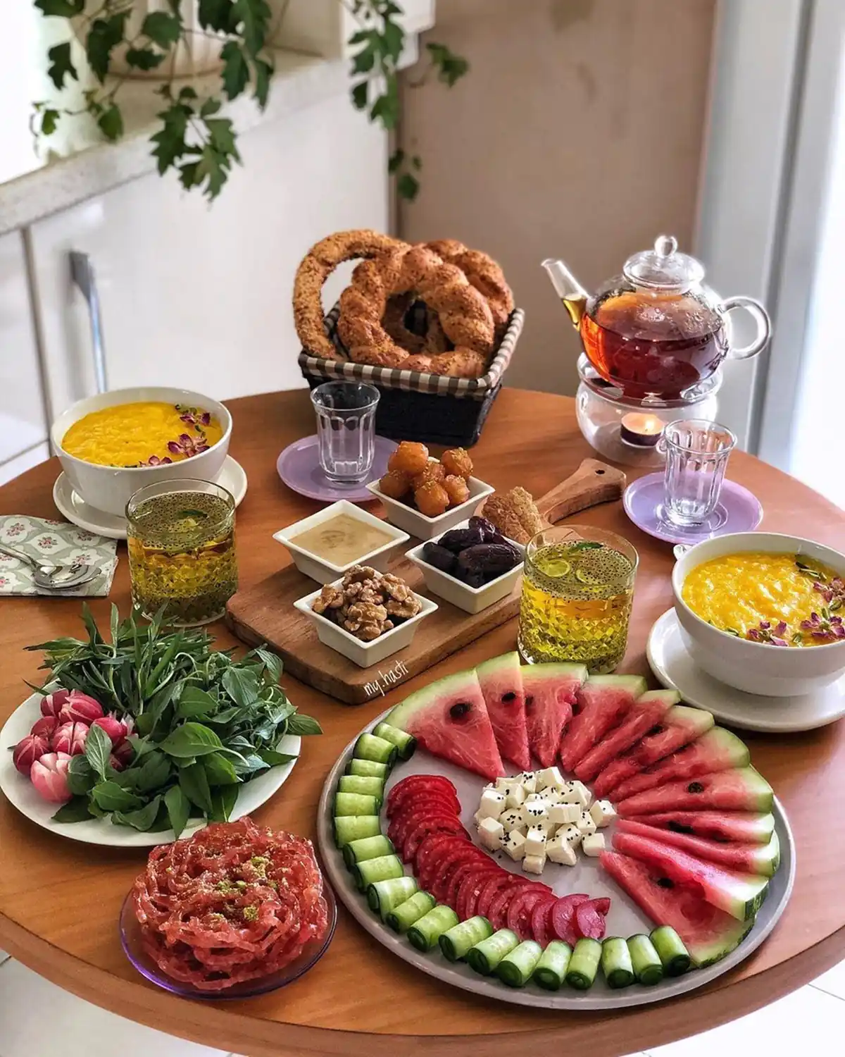 تزیین میوه روی میز