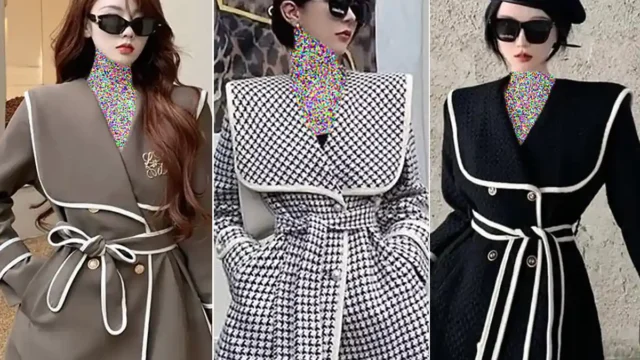 بهترین مدل‌های کت بلند زنانه جدید مجلسی برای درخشش در مهمانی‌ها