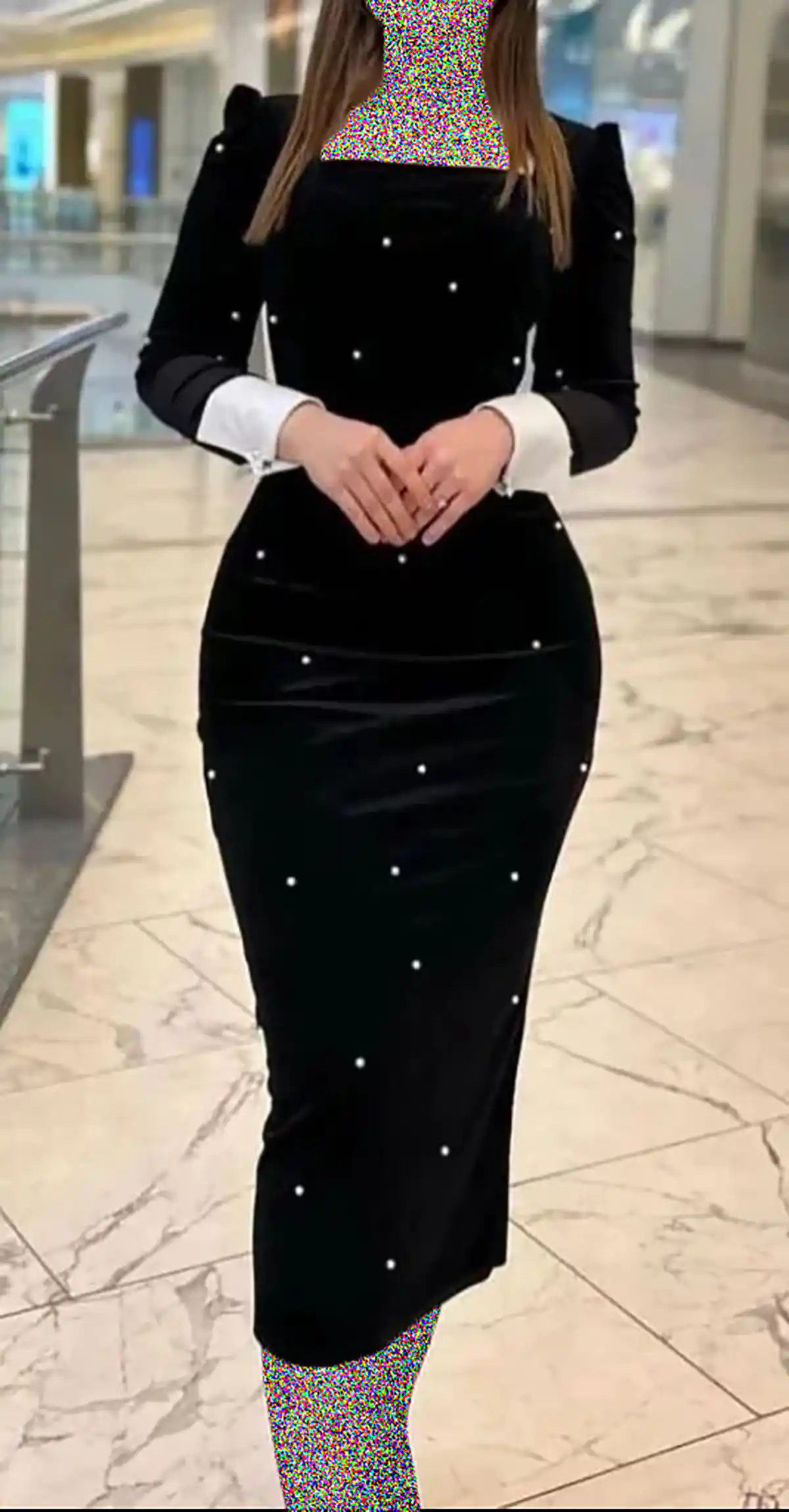 مدل لباس مجلسی ساده و شیک زنانه بلند 