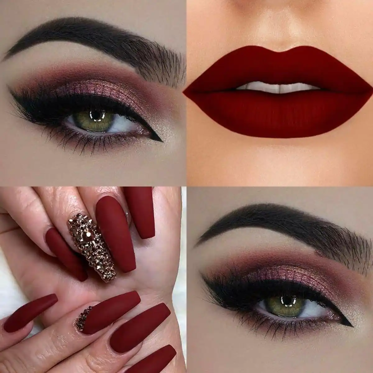 رژ لب قرمز مخملی مات