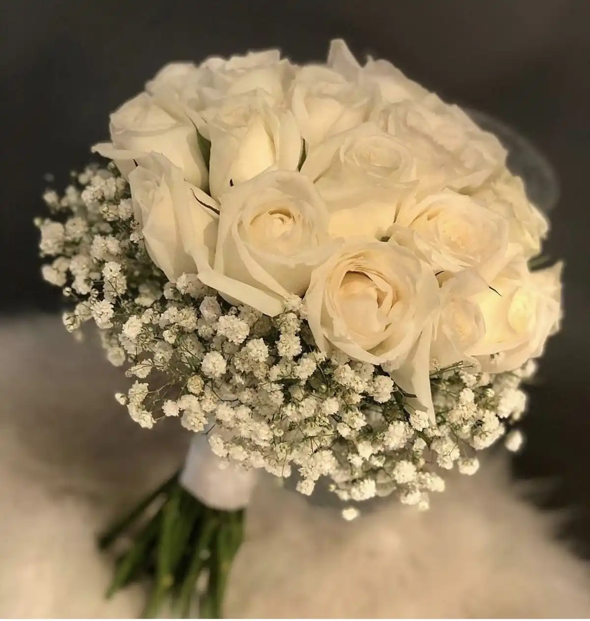 دسته گل عروس مصنوعی