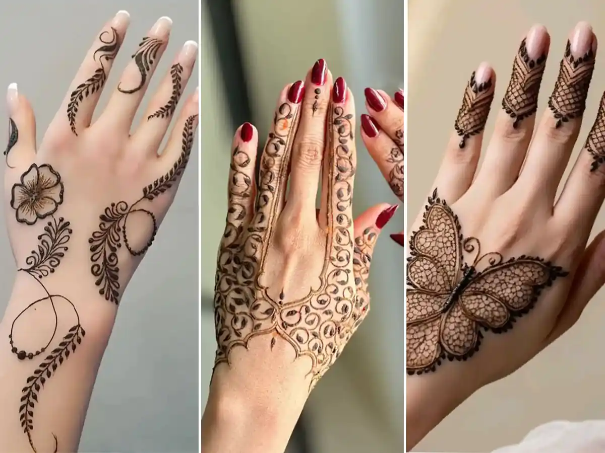 طرح حنا ساده و شیک دخترانه