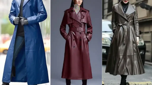 انواع مدل های پالتوی چرم بلند شیک و جذاب برای خانم های خوش سلیقه