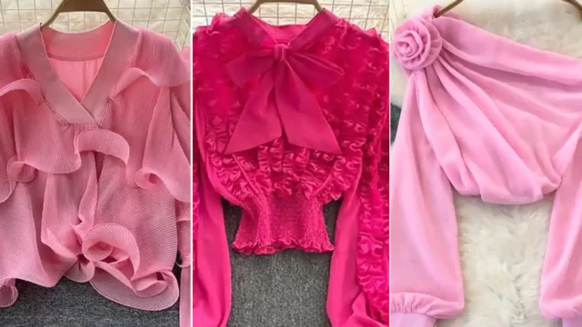 شومیز زنانه صورتی | 15 مدل شومیز صورتی جیغ که باید در کمدت داشته باشی