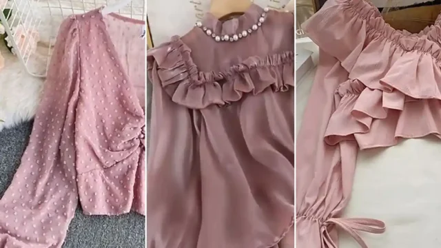 15 مدل شومیز صورتی رنگ زنانه شیک و ترند + گالری تصاویر