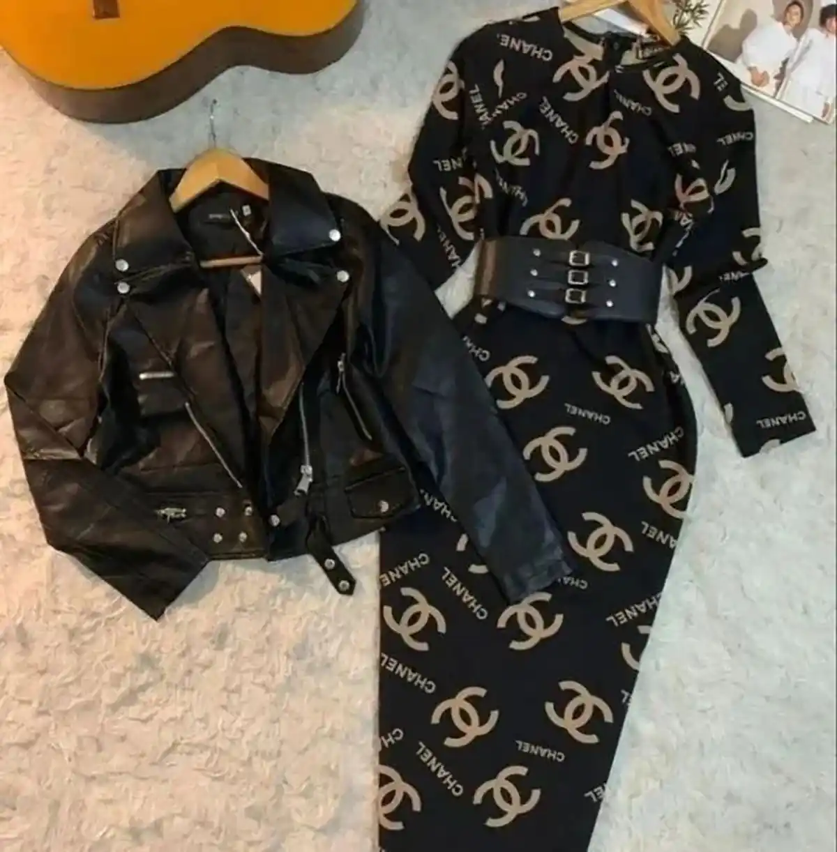 کت چرم زنانه