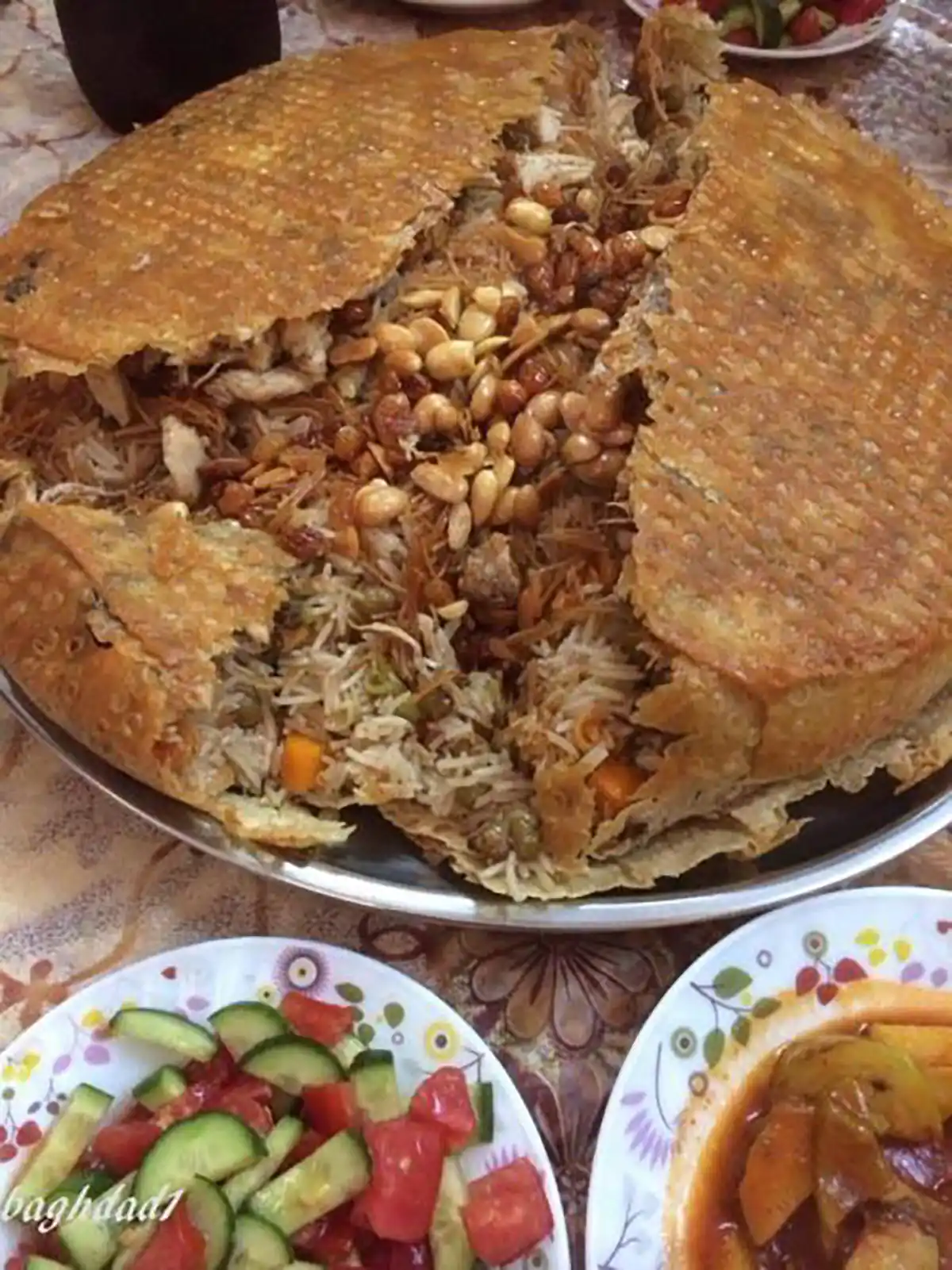 طرز تهیه ته چین ساده مرغ 