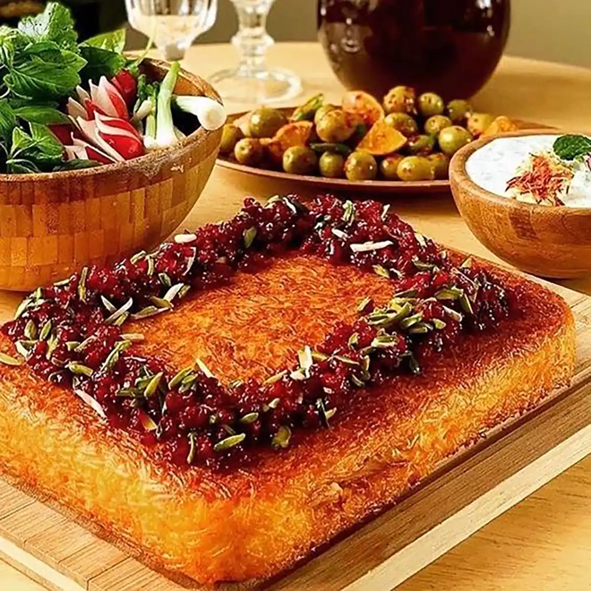 طرز تهیه ته چین مرغ برای 4 نفر