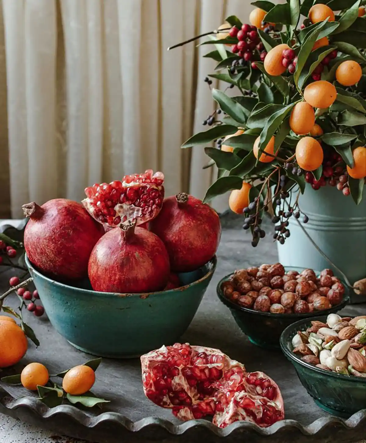تزیین شب یلدا برای عروس اینستاگرام