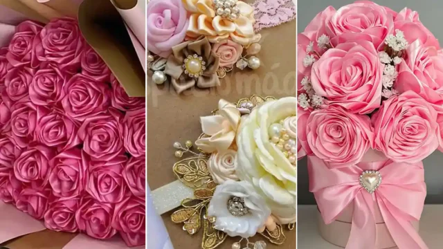 گل مصنوعی روبانی هدیه‌ای خاص و ماندگار برای عزیزانتان