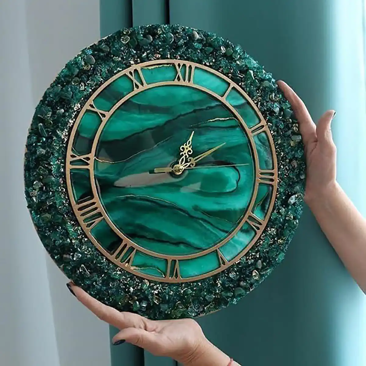ساعت رزینی سبز