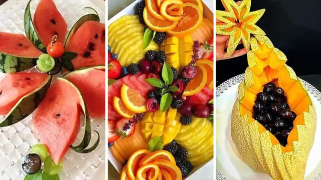 مدل تزیین میوه برای مجالس و دورهمی ها + تصاویر
