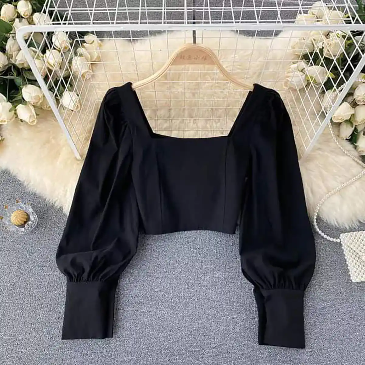شومیز مشکی ساده