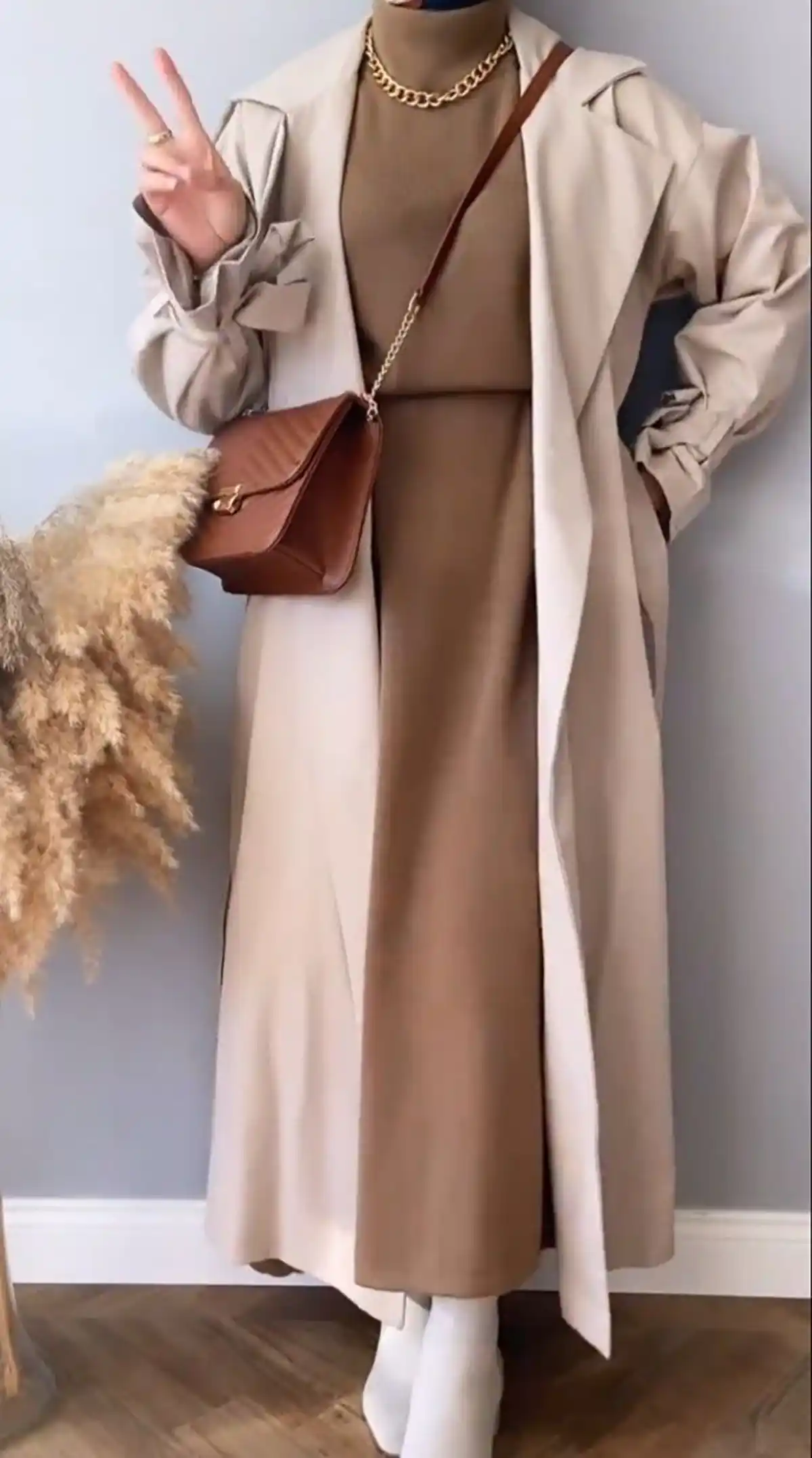 دامن زمستانی بلند
