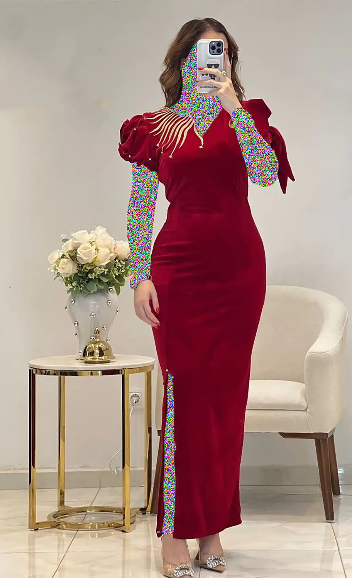 مدل لباس مجلسی مخمل لاکچری 