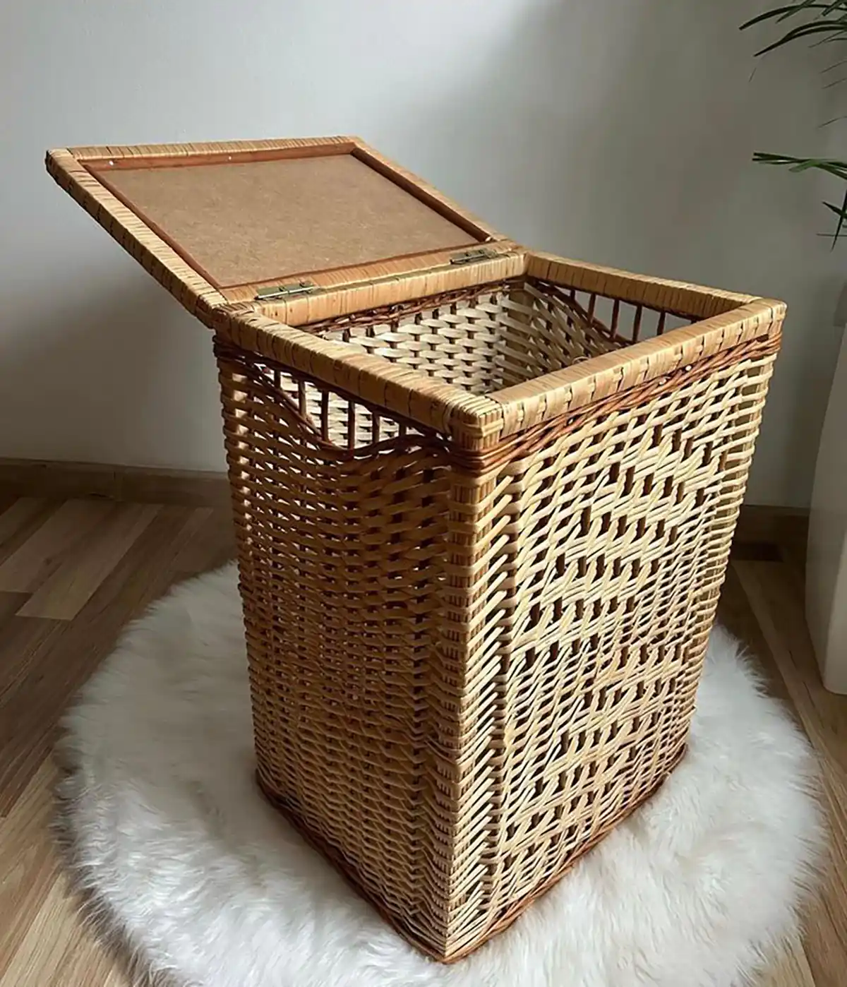 سبد لباس پارچه ای