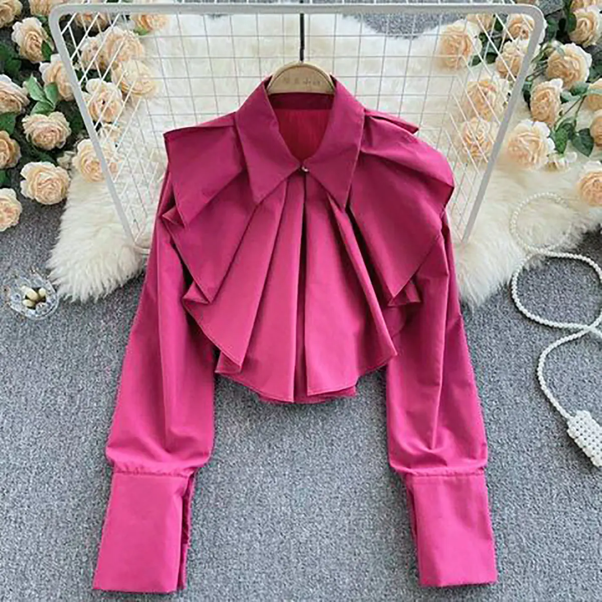 شومیز زنانه خوش دوخت ساده