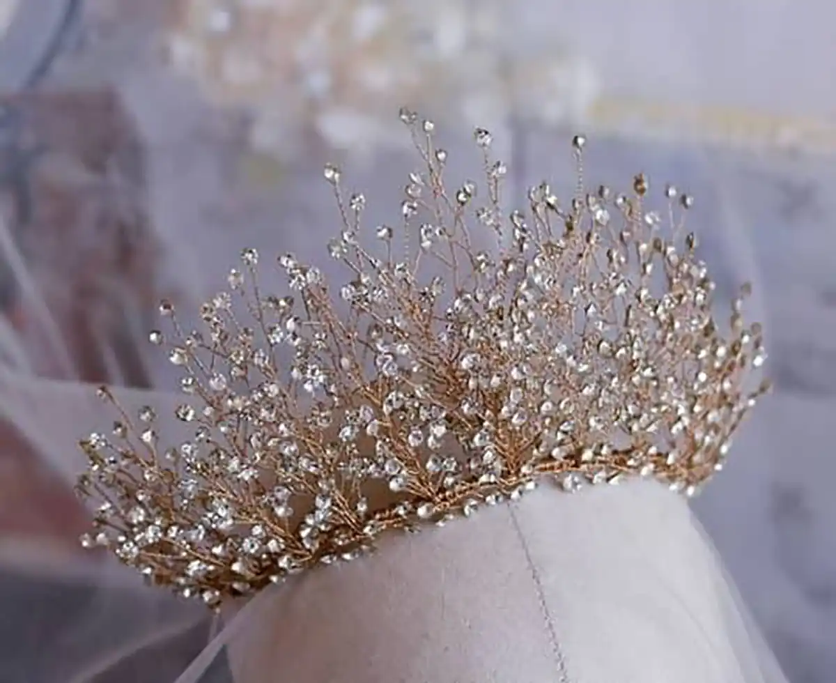تاج عروس ساده و شیک
