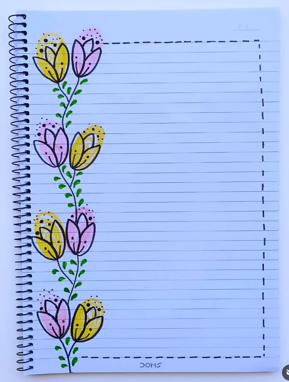 نقاشی دفتر مشق 