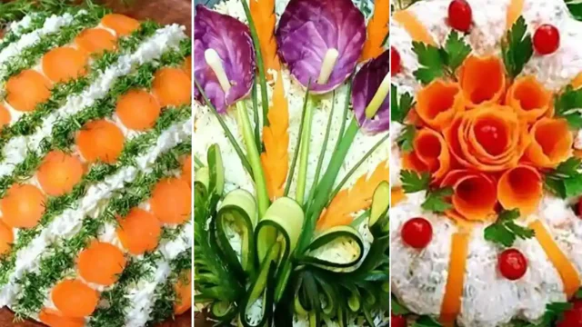 15 مدل تزیین سالاد الویه ایده هایی برای میهمانی‌